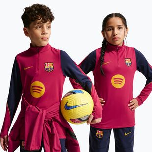 Detská futbalová mikina Nike FC Barcelona Strike Dri-Fit Soccer Knit Drill Top