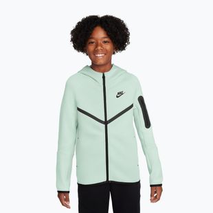 Detská mikina Nike Sportswear Tech Fleece Full Zip barely green/black/black