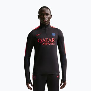 Pánska futbalová mikina Nike Paris Saint-Germain Strike Dri-Fit Soccer Knit Drill Top black/global red/global red
