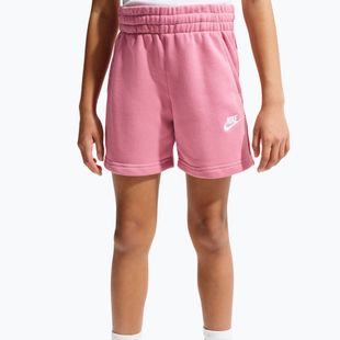Detské šortky Nike Sportswear Club Fleece peony/peony/white