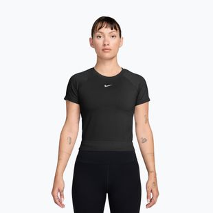 Dámske tréningové tričko Nike Pro Seamless Dri-Fit black/white