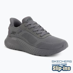 Pánske topánky SKECHERS Bobs Squad Chaos Solid Step gray