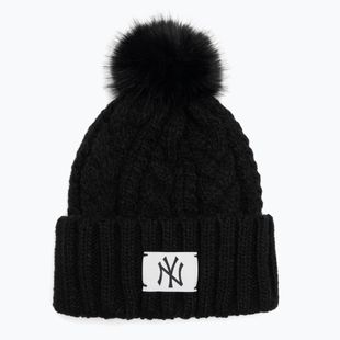 Dámska zimná čiapka  New Era Cable Wide New York Yankees black