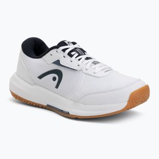 Pánske tenisové topánky HEAD Revolt Court 5.0 Indoor white/blueberry