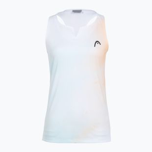 Dámske tenisové tričko HEAD Agility Tank Top apricot/print vision