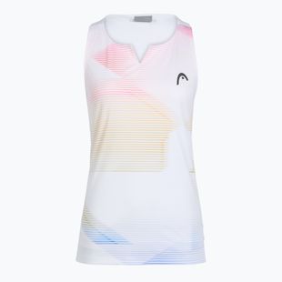 Dámske tenisové tričko HEAD Agility Tank Top light blue/print vision