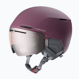 Lyžiarska prilba HEAD Cinema W S2 dark purple/silver/red