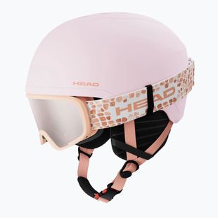 Detská lyžiarska prilba HEAD Yuki Set S2 Jr candy/red/peach