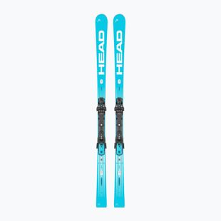 Zjazdové lyže + viazanie HEAD WC Rebels e-Speed Pro RP WCR 14 + Protector+ FF 14 GW blue/white