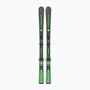 Zjazdové lyže + viazanie HEAD Supershape e-Magnum SW BB-PR + Protector Evo PR 13 GW black/green