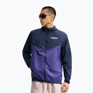 Pánska bežecká bunda Nike Stride Dri-Fit ADV midnight navy/court purple