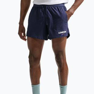 Pánske bežecké šortky Nike Stride Dri-Fit Brief Lined 5" midnight navy