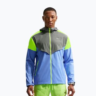 Pánska bežecká bunda Nike Impossibly Light Windrunner royal pulse/smoke grey/volt ice