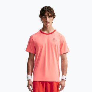 Pánske tričko Nike Court Dri-Fit Advantage atomic pink/picante red/picante red