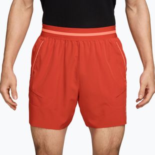 Pánske tenisové šortky Nike Court Dri-Fit Advantage 6" picante red/atomic pink/atomic pink