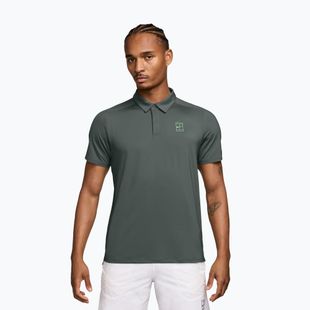 Pánske tenisové polo tričko Nike Court Dri-Fit Advantage camo green/cucumber calm