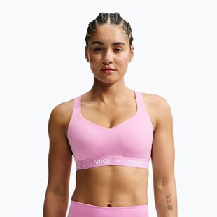 Fitness podprsenka Nike Indy High Support pink rise