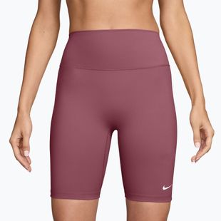 Dámske tréningové šortky Nike One Pink Smoke/White