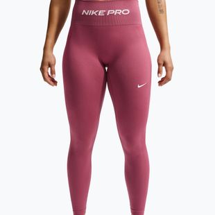Dámske legíny Nike Pro Seamless pink smoke/white