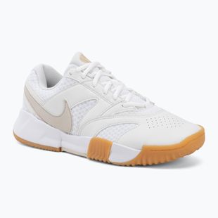 Pánske tenisové topánky Nike Court Lite 4 White/Summit White/Linen/Light Orewood Brown