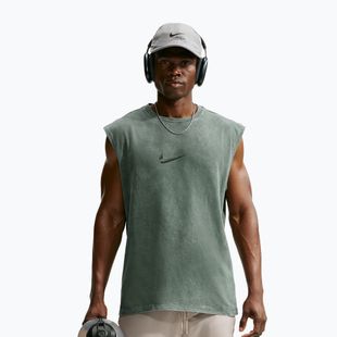 Pánske tréningové tričko Nike Sleeveless T-Shirt camo green/light army