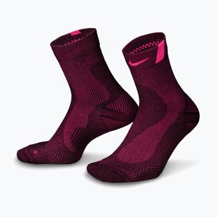Ponožky Nike Run Lightweight Micro Crew Black/Hyper Pink/Hyper Pink