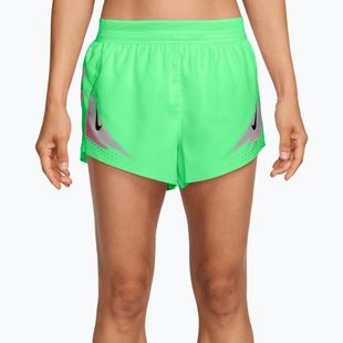 Dámske bežecké šortky Nike AeroSwift illusion green/black