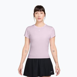 Dámske tenisové tričko Nike Court Dri-Fit Advantage bleached lilac/white