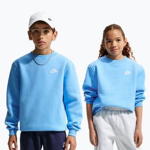 Detská mikina Nike Sportswear Club Fleece football blue/white