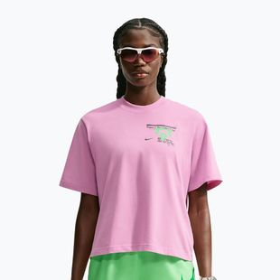Dámske bežecké tričko Nike Swift Dri-Fit pink rise/illusion green