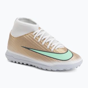 Detské kopačky Nike Jr. Mercurial Superfly 11 Club "Kylian Mbappé" metallic gold/green glow
