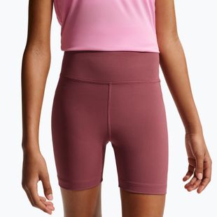 Detské šortky Nike One pink smoke/white