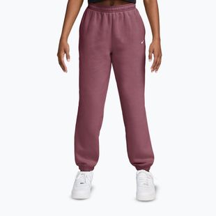 Detské nohavice Nike Sportswear Studio Fleece pink smoke/white
