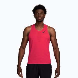 Pánske bežecké tričko Nike AeroSwift fusion red/black