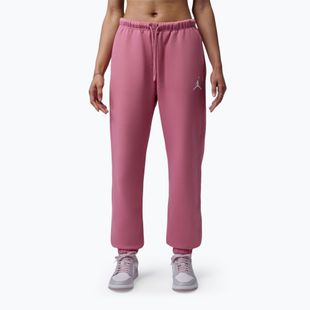 Dámske nohavice Jordan Fleece desert berry/white