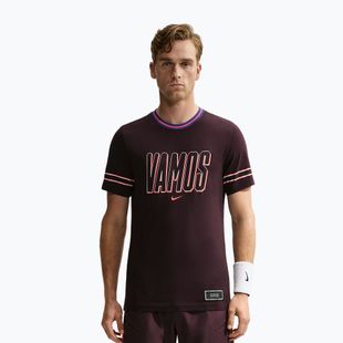 Pánske tričko Nike Court Dri-FIT Cotton burgundy ash