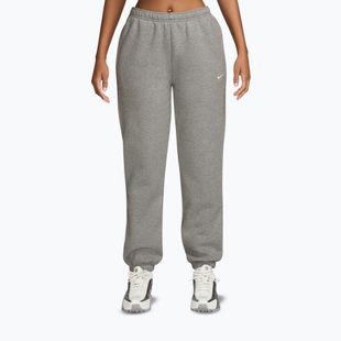 Dámske nohavice Nike Studio Fleece dark grey heather/sail