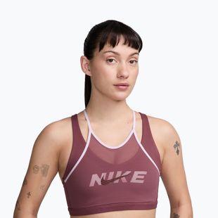 Fitness podprsenka Nike One pink smoke/bleached lilac/mystic dates