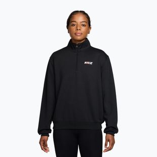 Dámska tréningová mikina Nike Studio Fleece Sport black/university red/white