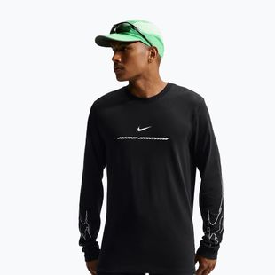 Pánske bežecké tričko longsleeve Nike Dri-Fit black