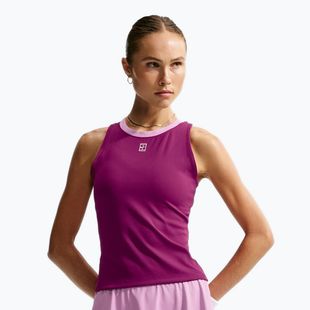 Detské tenisové tričko Nike Court Advantage true berry/white