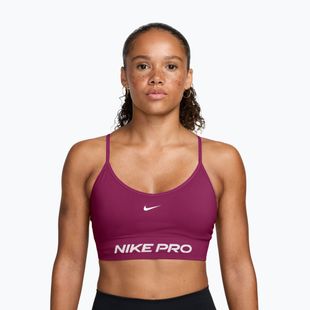 Fitness podprsenka Nike Pro Seamless Light Support true berry/white