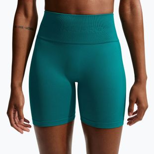 Dámske šortky Nike Pro Seamless High-Waisted Biker 5" bright spruce