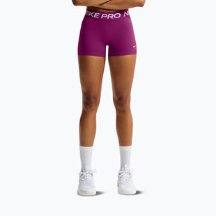 Dámske šortky Nike Pro Mid-Rise Biker 3" true berry/white