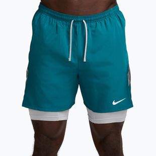 Pánske bežecké šortky Nike Miler Dri-Fit 2in1 5" bright spruce