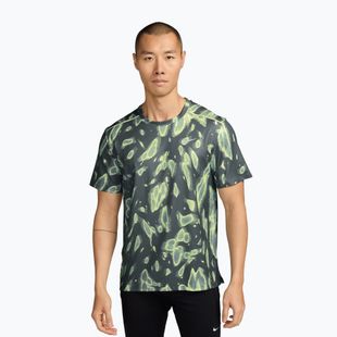 Pánske bežecké tričko Nike Miler Dri-Fit UV camo green