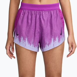 Dámske bežecké šortky Nike AeroSwift vivid purple/purple dynasty