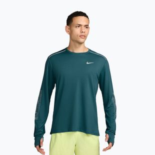 Pánske bežecké tričko longsleeve Nike Miler bright spruce