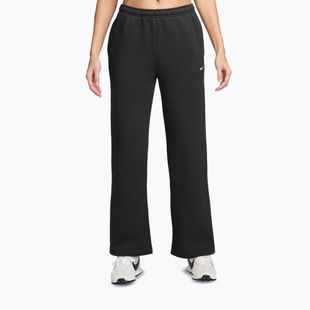 Dámske nohavice Nike Studio Fleece total black/sail
