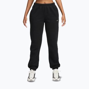 Dámske nohavice Nike Studio Fleece total black/sail